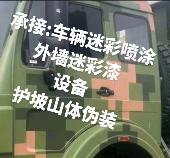 潍坊外墙和地面的迷彩漆施工